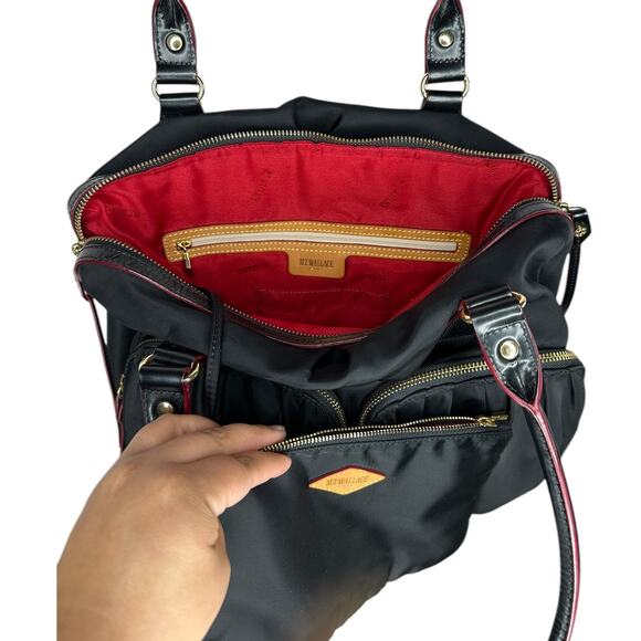 MZ Wallace "Chelsea" Large Nylon Shoulder Handbag Purse Travel Bag - Picture 10 of 11